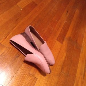 Madewell soft pink loafer size 9